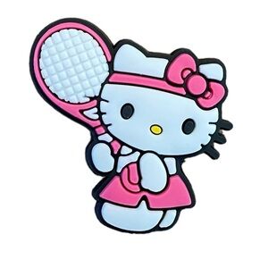 Hello Kitty Tennis Croc Charm